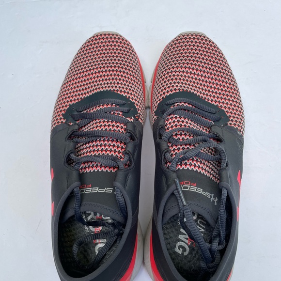 Under Armour Red & Gray Charged Run Strong Athletic Running Shoes Womens US 9.5 - Picture 5 of 9